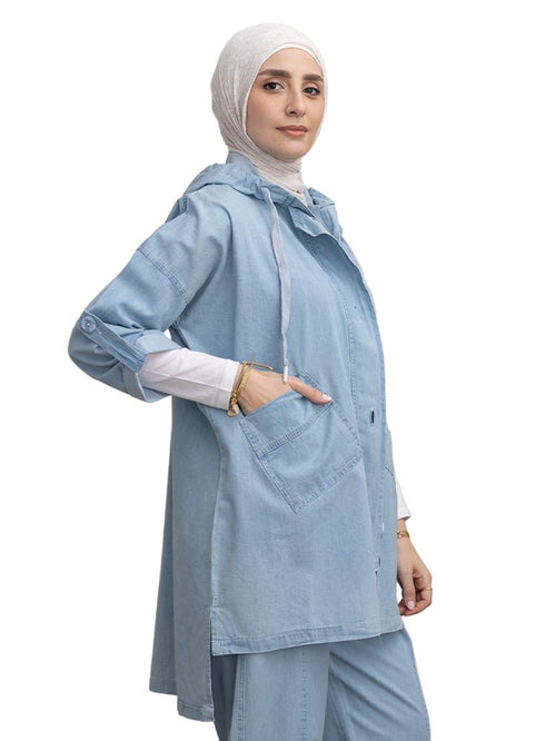 Ice O.V Jeans Shirt - Khotwh