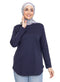 Indigo Curved Long - Sleeve - Khotwh