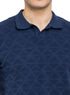 Indigo Design 1 - F - Polo Neck T-Shirt - Khotwh