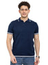 Indigo Design 2 - F - Polo Neck T-Shirt - Khotwh