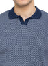 Indigo Design 3 - F - Polo Neck T-Shirt - Khotwh