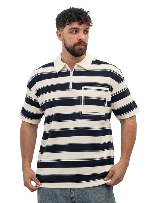 Indigo Design 3057 NF-Polo Neck T-Shirt - Khotwh