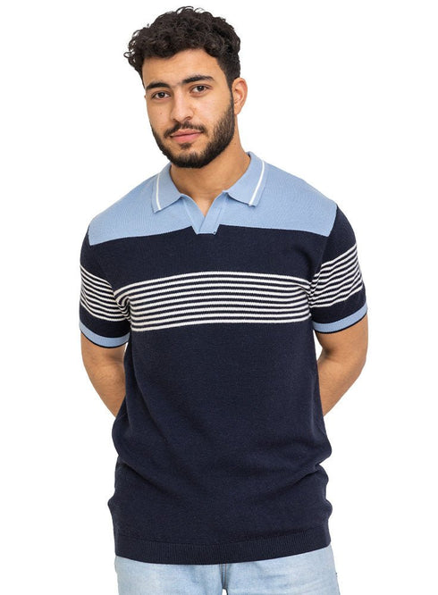Indigo Design 7510Knit Polo Neck S - T-Shirt - Khotwh
