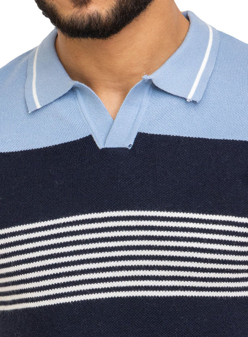 Indigo Design 7510Knit Polo Neck S - T-Shirt - Khotwh