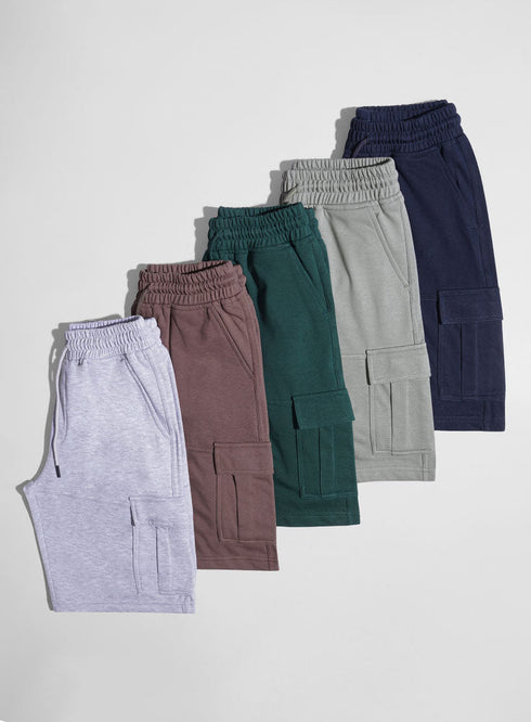 Indigo Melton Cargo Short - Khotwh