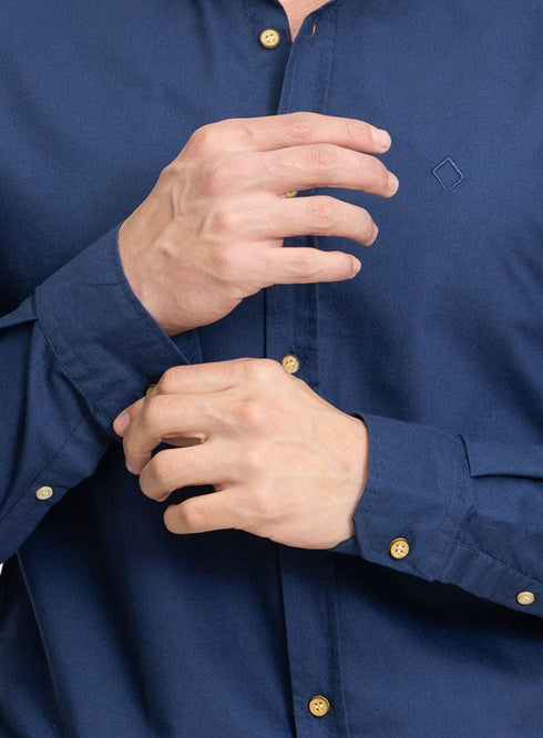 Indigo Oxford Shirt - Khotwh