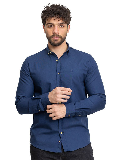 Indigo Oxford Shirt - Khotwh