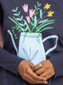 Indigo Printed Long - Sleeve Design 8 - Khotwh