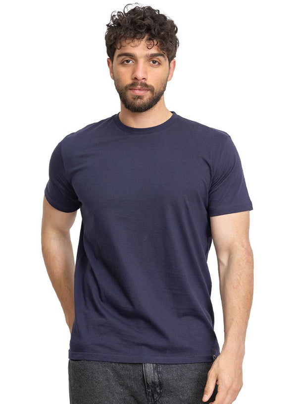 Indigo Regular Round T-shirt - Khotwh