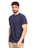 Indigo Round T-shirt - Khotwh