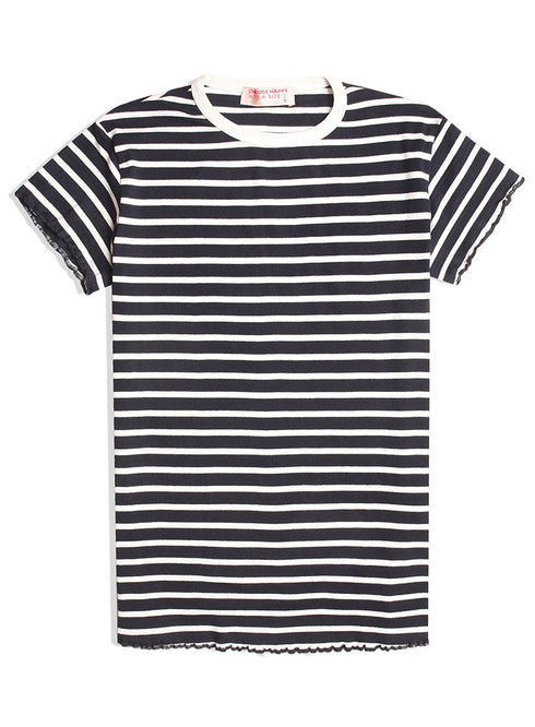 Indigo S - Short Sleeve Basic Top - Khotwh