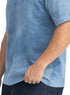 Indigo TieDie-Oversize Round T-Shirt - Khotwh
