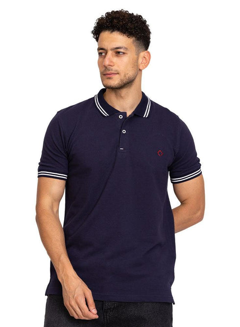 Indigo Tipped Polo - Khotwh