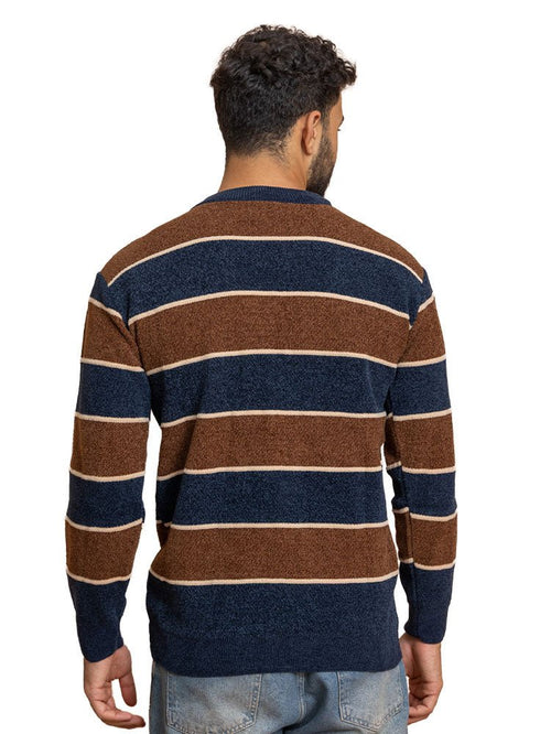 Indigo*Brown Design 2425 S - Round Pullover - Khotwh
