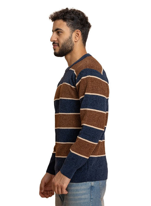 Indigo*Brown Design 2425 S - Round Pullover - Khotwh