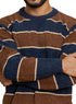 Indigo*Brown Design 2425 S - Round Pullover - Khotwh