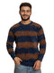 Indigo*Brown Design 2460 S - Round Pullover - Khotwh