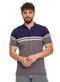 Indigo*Grey Design 01019Knit Polo Neck S - T-Shirt - Khotwh