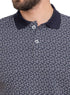 Indigo*Grey Printed Polo Design 1 - Khotwh