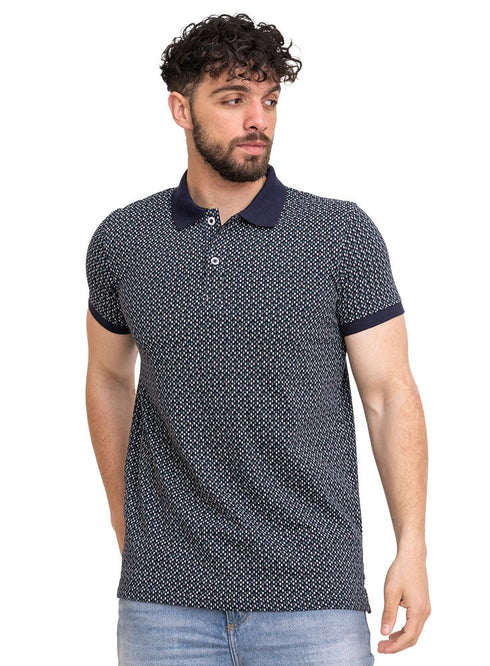 Indigo*Mint Printed Polo Design 1 - Khotwh