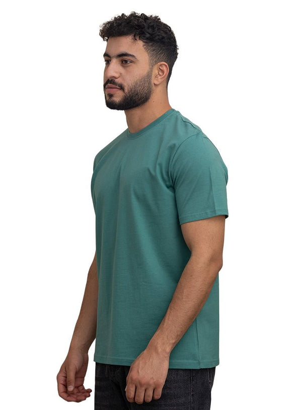 Ivy Green Relaxed Round T-Shirt - Khotwh