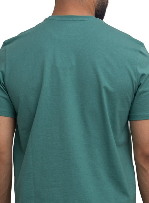 Ivy Green Relaxed Round T-Shirt - Khotwh