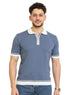 Jeans F - Zipper Polo Neck Pullover - Khotwh