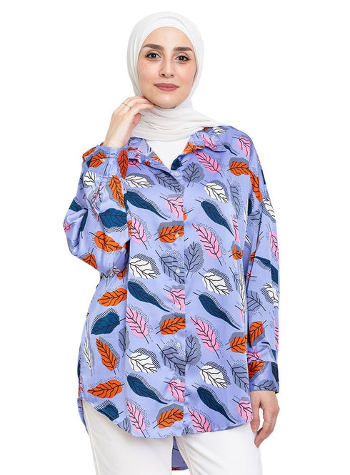 Jeans P - Satin Over Size Shirt Style 3 - Khotwh