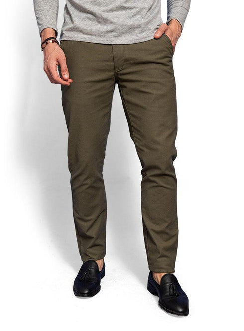 Kaki Gabardine Pant - Khotwh