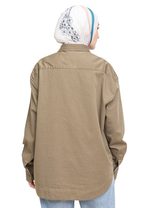 Kaky Cur - Gabardine Shirt - Khotwh