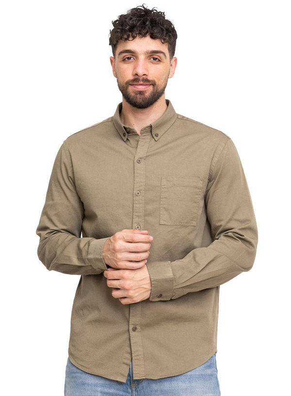 Kaky Gabardine Shirt - Khotwh