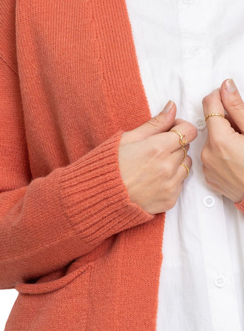 Kashmir Basic Pocket Cardigan - Khotwh