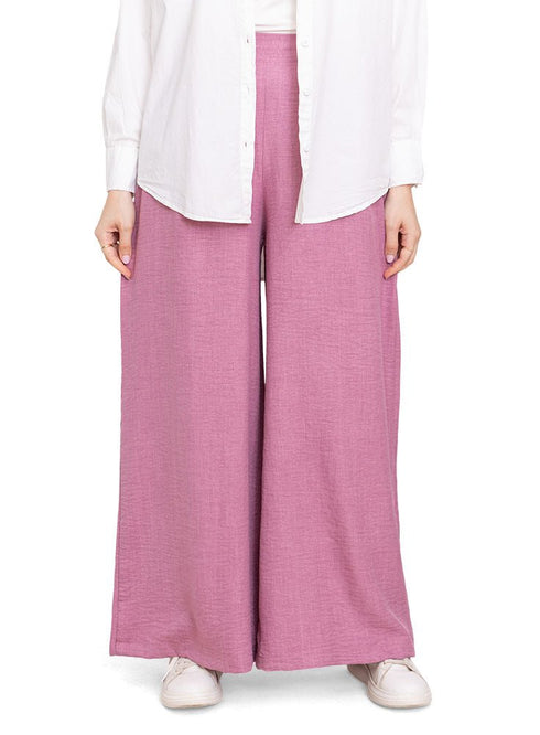 Kashmir linen Wide Leg - Khotwh