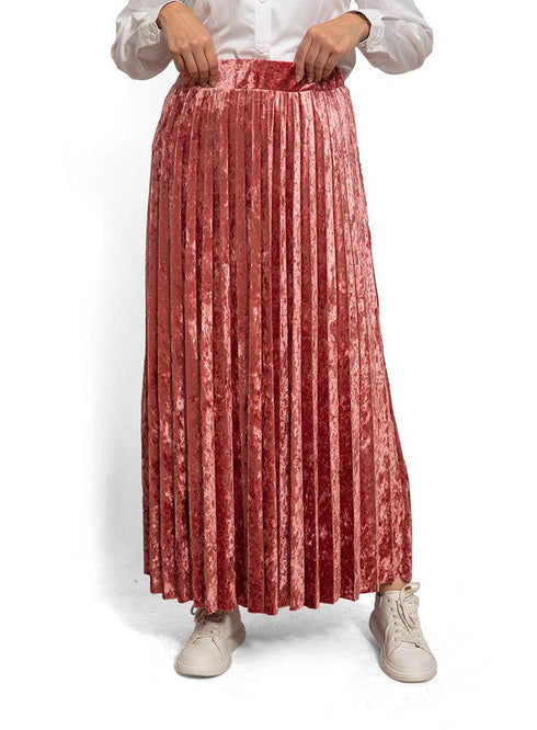 Kashmir V - Pleated Skirt - Khotwh