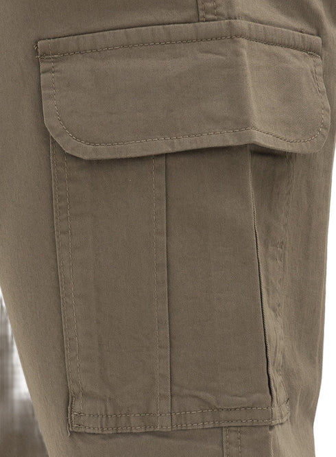 Khaki Cargo Short - Khotwh