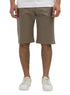 Khaki Classic Gabardine Short - Khotwh