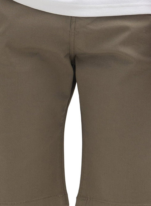 Khaki Classic Gabardine Short - Khotwh