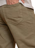 Khaki Gabardine Wide Leg Pant - Khotwh
