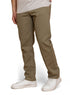 Khaki Gabardine Wide Leg Pant - Khotwh
