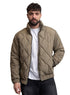 Khaki Puffer Jacket 3016 - Khotwh