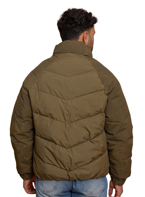 Khaki Puffer Jacket 6 - Khotwh