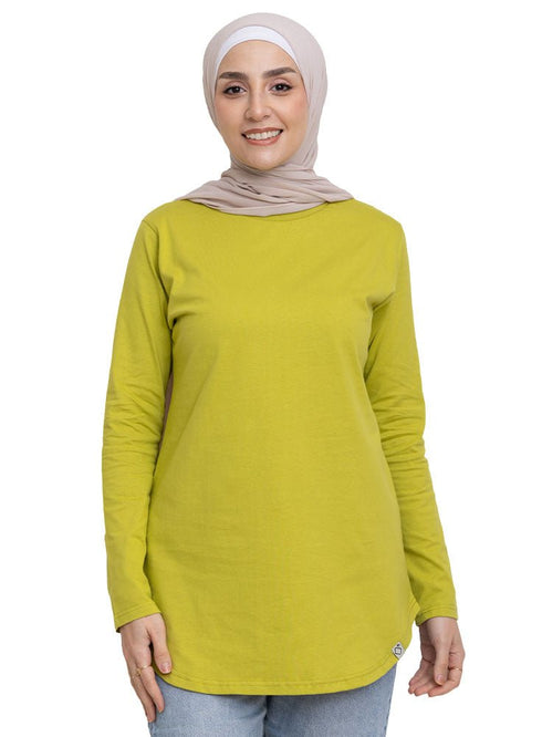 Kiwi Curved Long - Sleeve - Khotwh