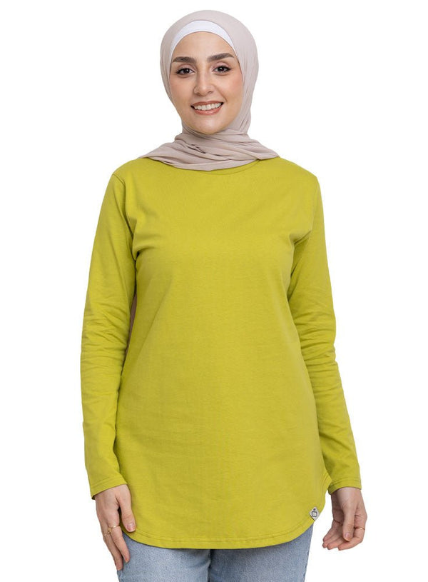 Kiwi Curved Long - Sleeve - Khotwh