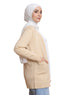 Latte Basic Pocket Cardigan - Khotwh