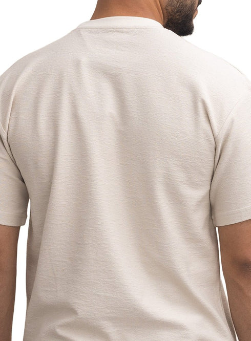 Latte Crunchy - Oversize Round T-Shirt - Khotwh