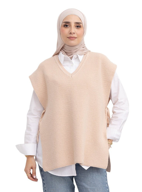 Latte Cut Belt Pullover - Khotwh