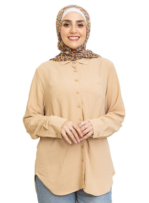 Latte CY - Over Size Shirt - Khotwh