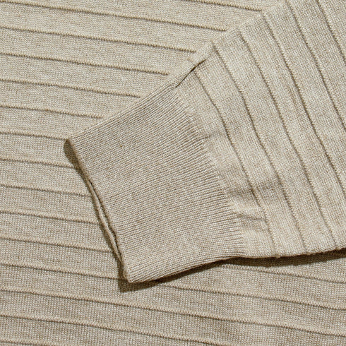 Latte D - Round Striped Pullover - Khotwh