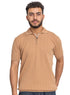 Latte Design 01014Knit Polo Neck Zipper - T-Shirt - Khotwh