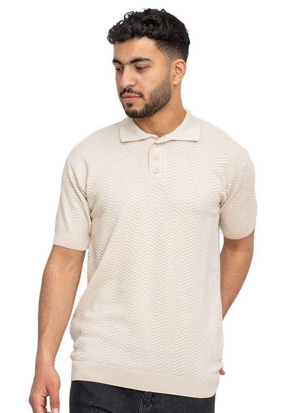 Latte Design 1157Knit Polo Neck - T-Shirt - Khotwh